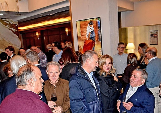 Asistentes a la gala taurina celebrada anoche en Béjar.