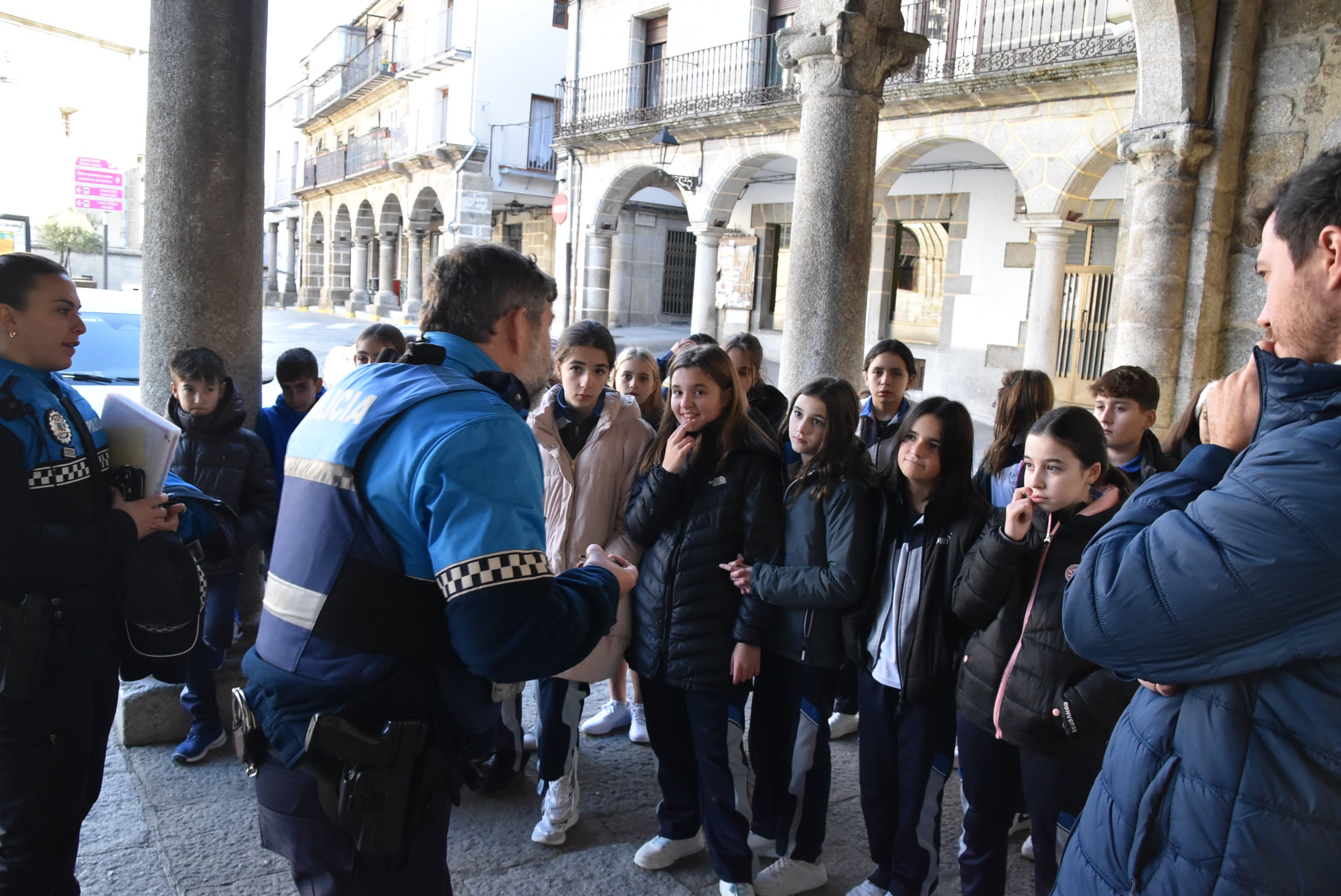 Visita de los colegios al Ayuntamiento de Béjar para conocer su funcionamiento