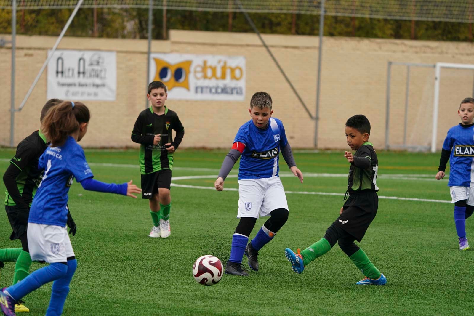Las mejores imágenes de la jornada 9 en el fútbol base