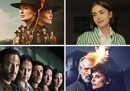 Imagen de cuatro de los estrenos de Netflix este mes.