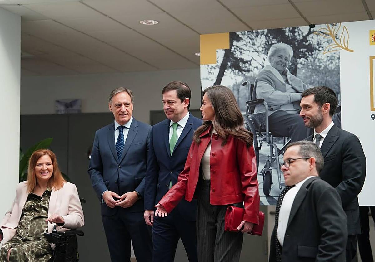 Doña Letizia, a su llegada a reunión del Consejo del Real Patronato.