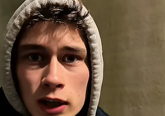 Jorge Rey, durante la publicación de su último vídeo.