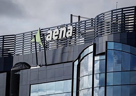Fachada de la sede central de Aena.