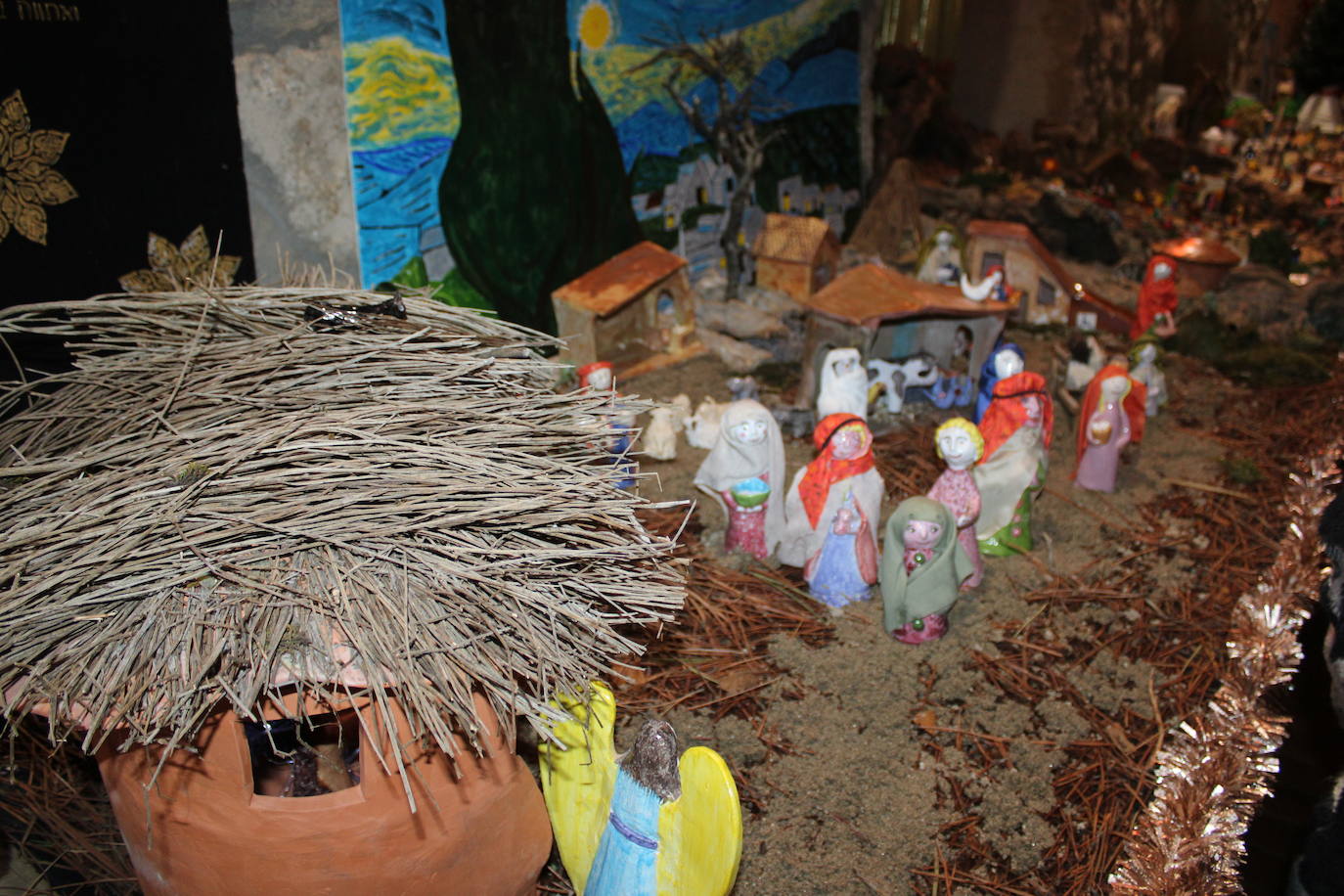 Béjar abre su muestra solidaria de belenes