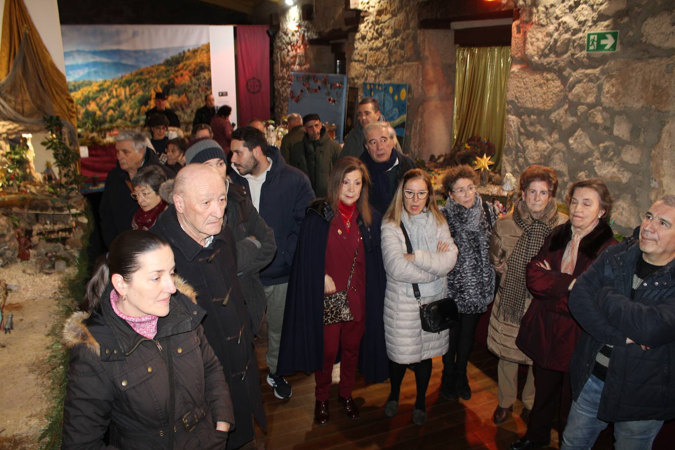 Béjar abre su muestra solidaria de belenes