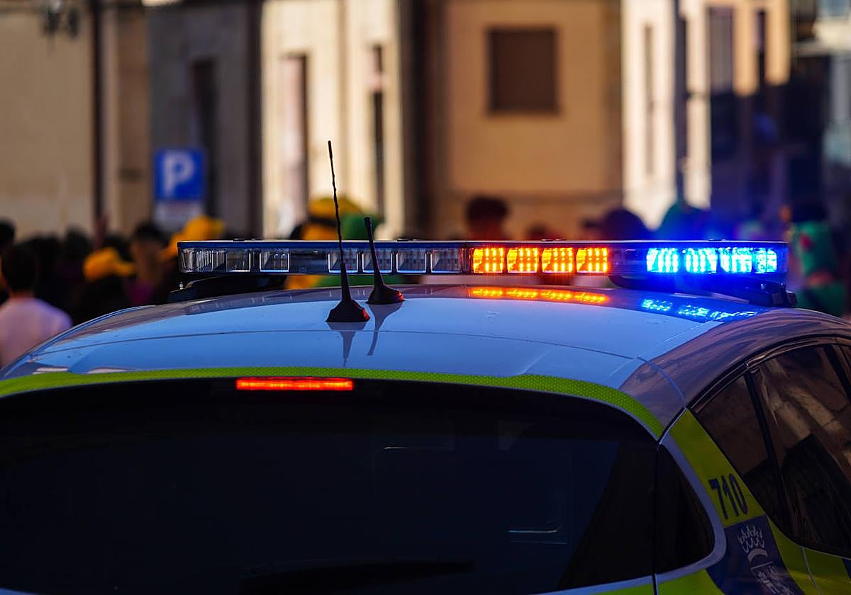 Un coche de la Policía Local de Salamanca.