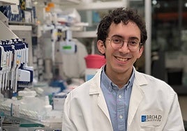 El salmantino Jorge Diego, en los laboratorios del Broad Institute.