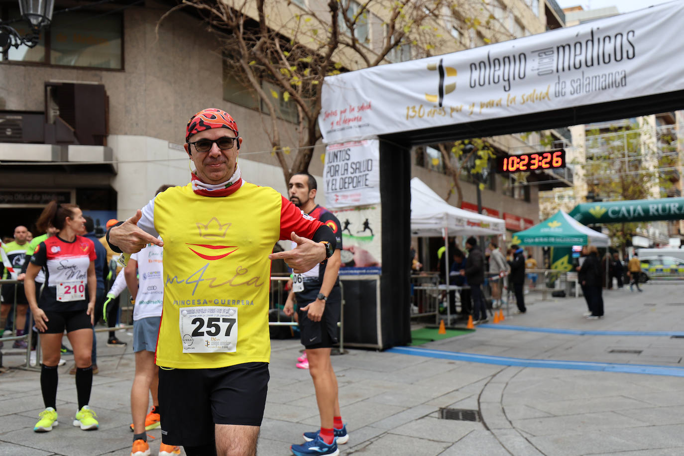 Salamanca corre con sus médicos y Javier Alves y Verónica Sánchez son los más rápidos