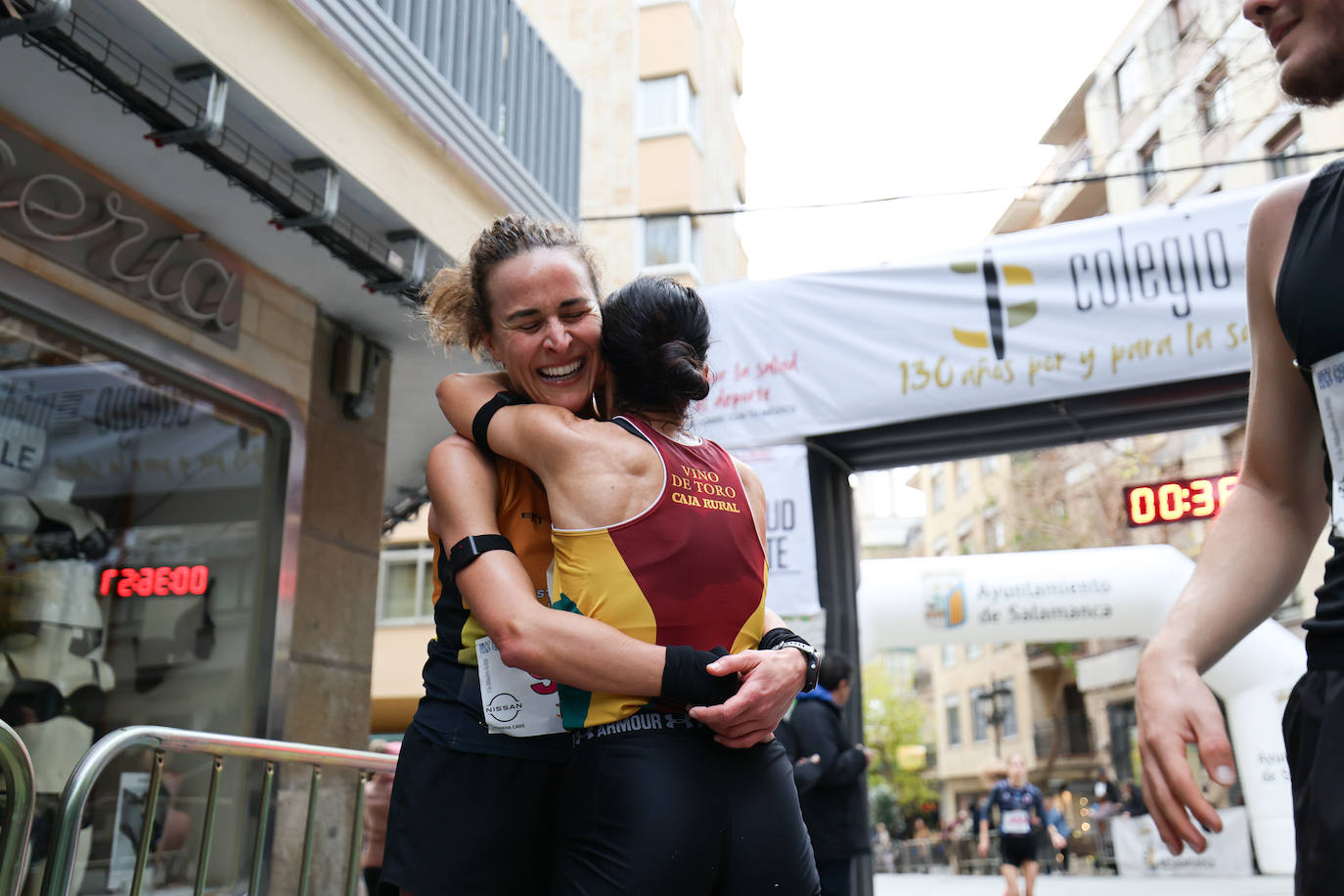 Salamanca corre con sus médicos y Javier Alves y Verónica Sánchez son los más rápidos