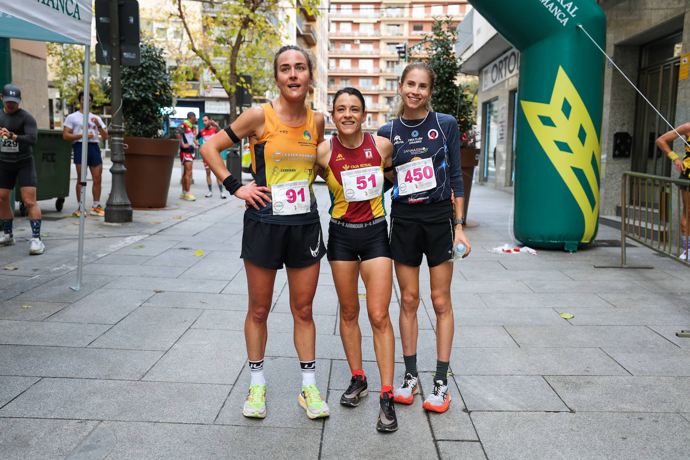 Salamanca corre con sus médicos y Javier Alves y Verónica Sánchez son los más rápidos