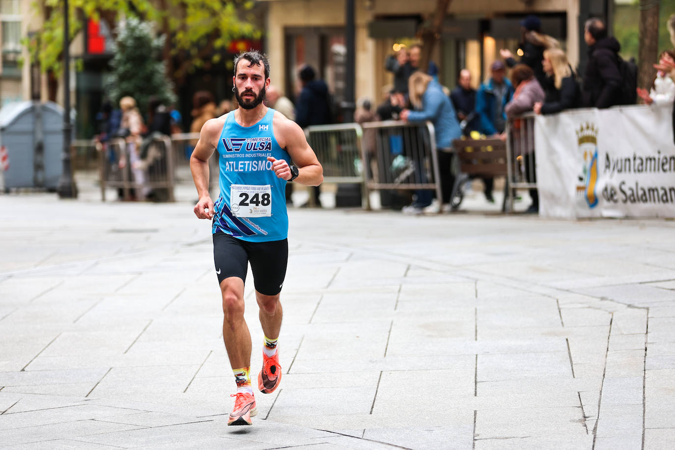 Salamanca corre con sus médicos y Javier Alves y Verónica Sánchez son los más rápidos
