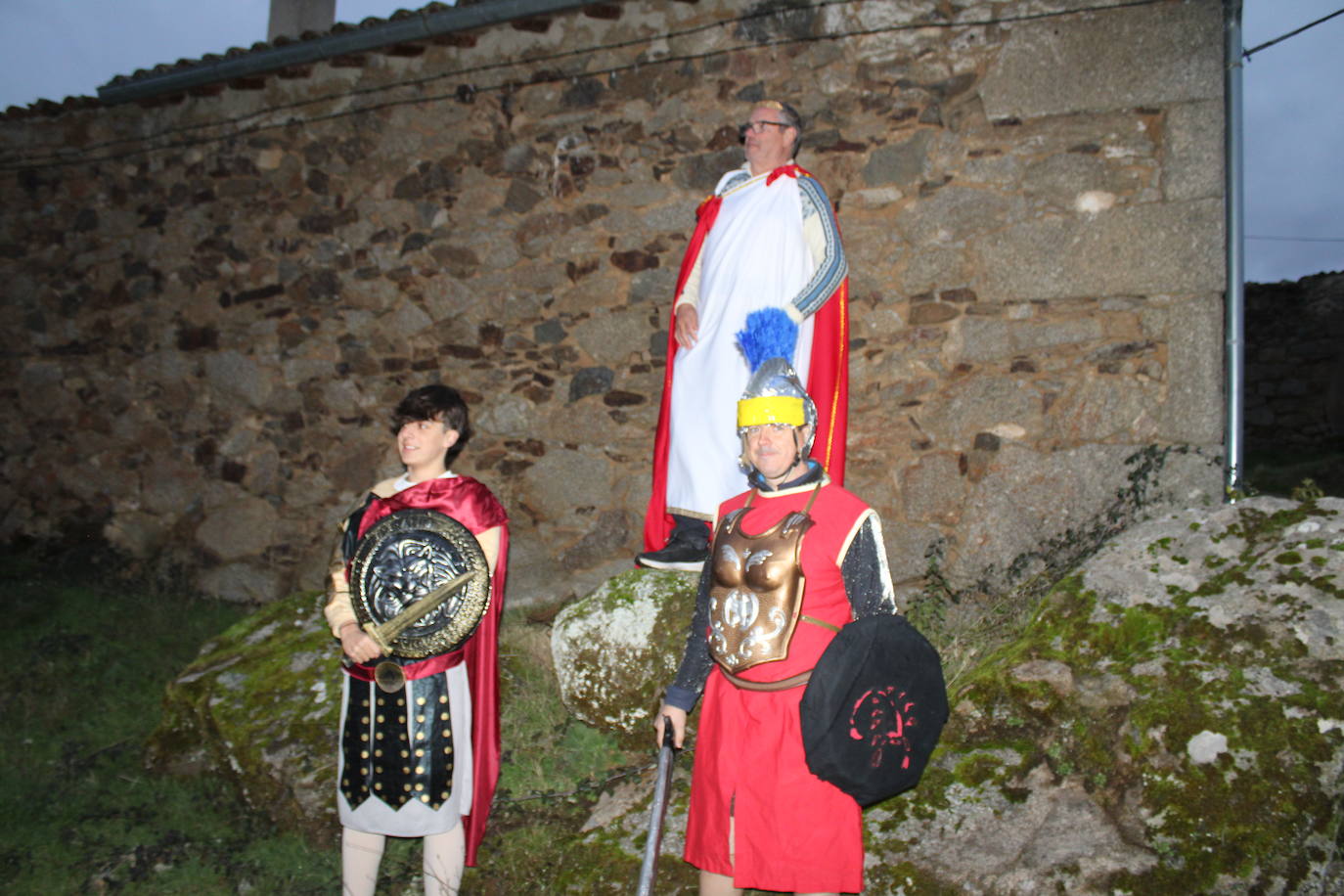 Gallegos de Solmirón celebra un original belén viviente