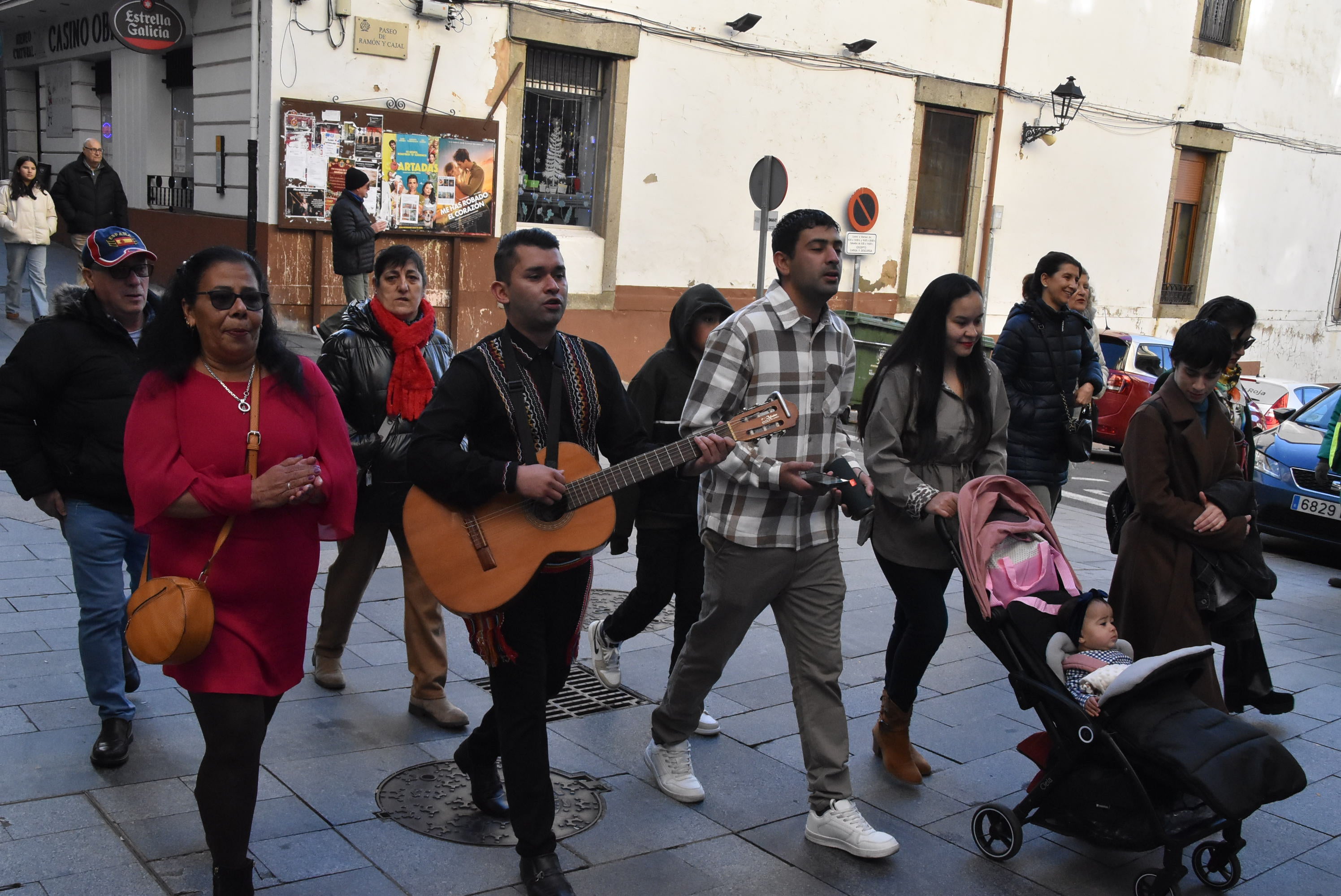Procesión con la Virgen de Caacupé en Béjar