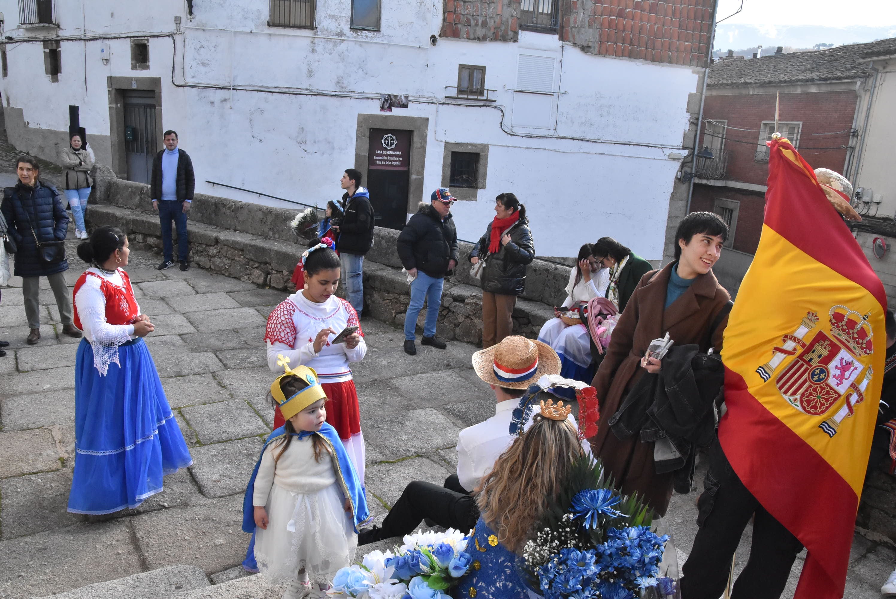 Procesión con la Virgen de Caacupé en Béjar