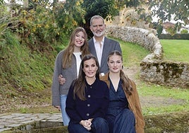 Imagen elegida por los Reyes para felicitar la Navidad.