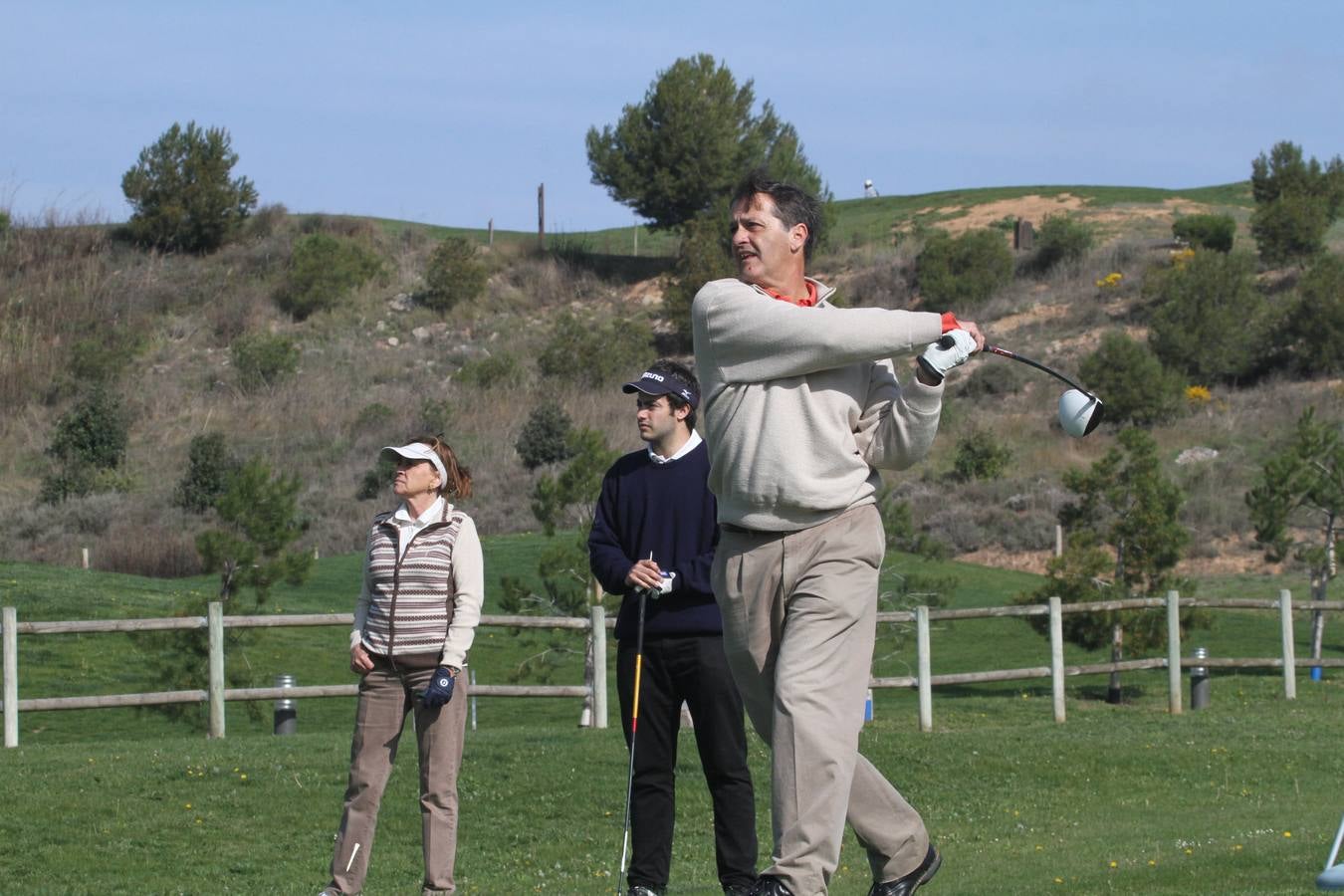 Los jugadores, en el Torneo Ramón Bilbao