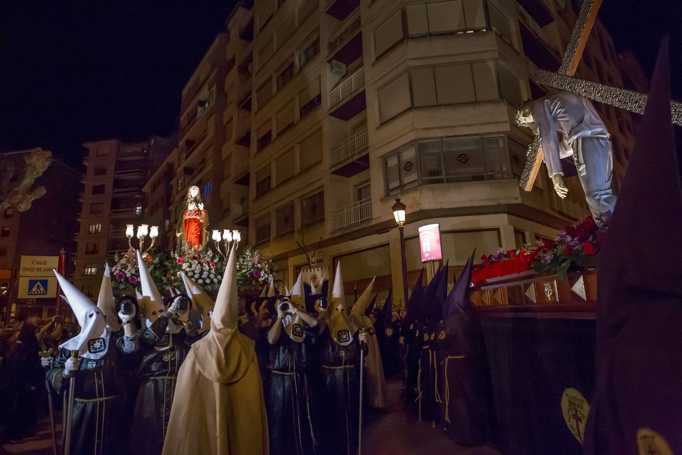 Procesión del Nazareno y el Encuentro en Logroño