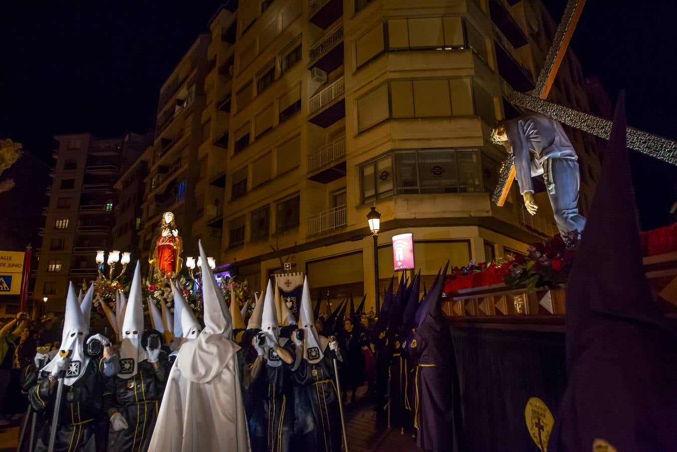 Procesión del Nazareno y el Encuentro en Logroño