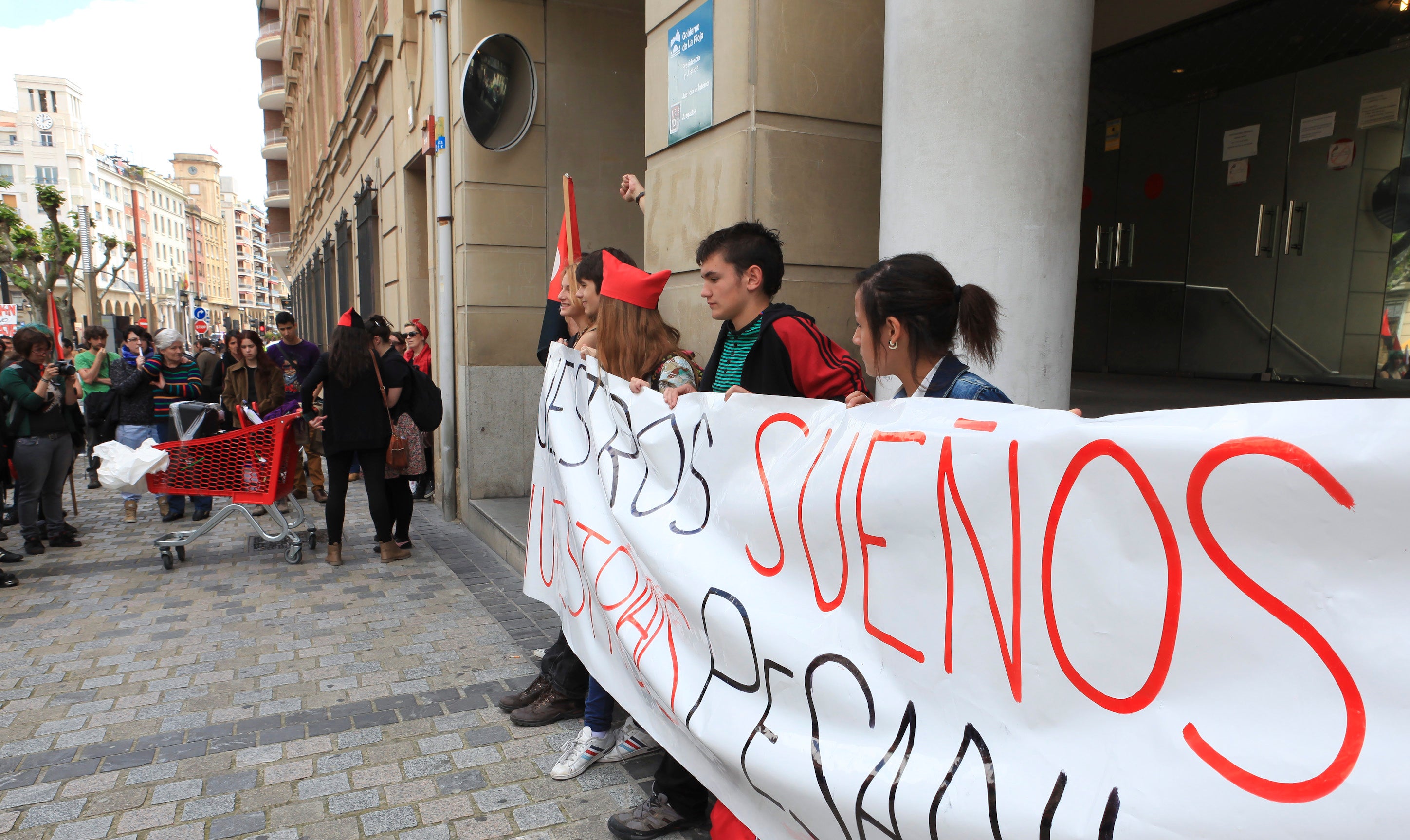 Manifestación en Logroño del Primero de Mayo