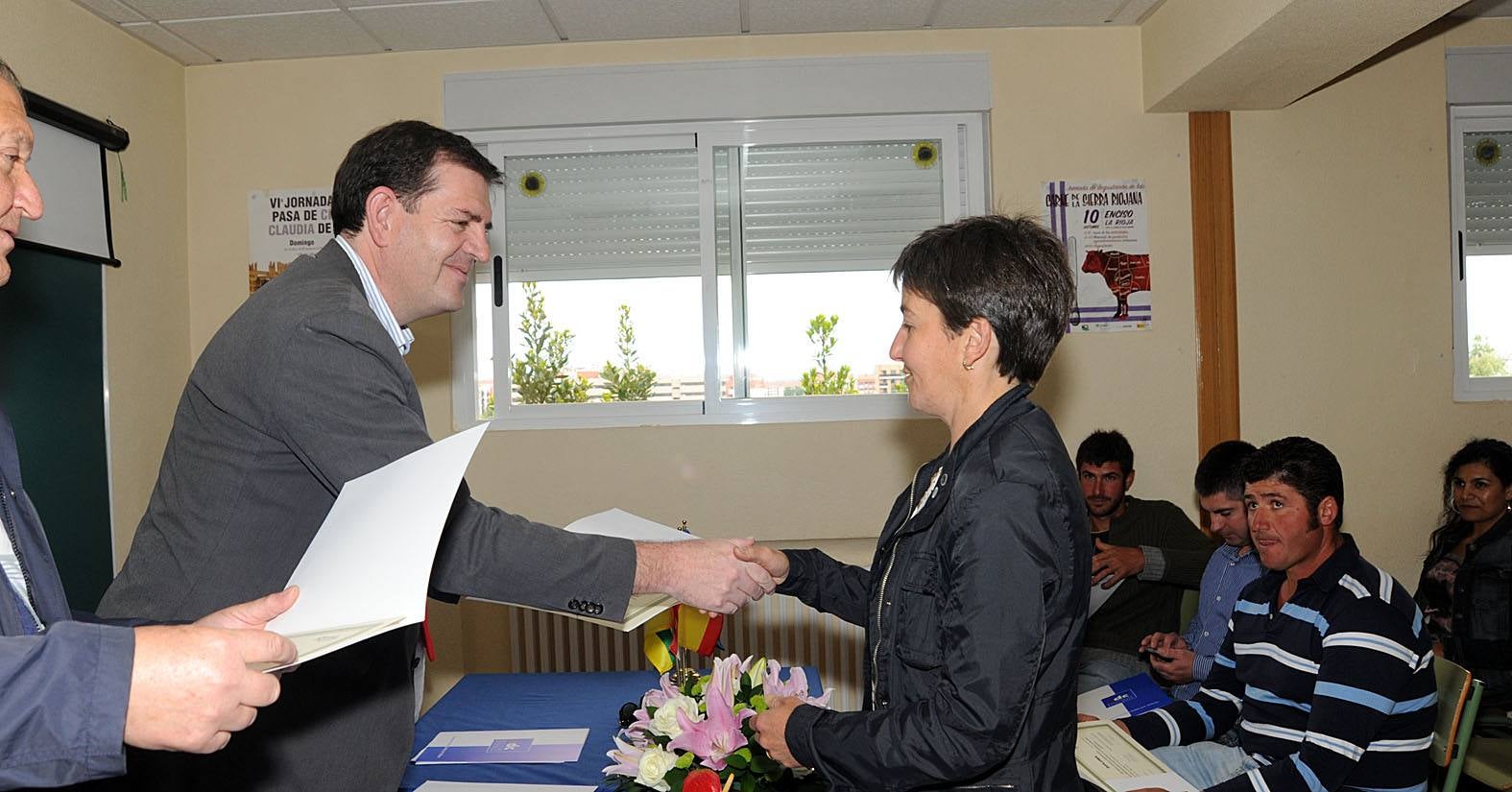 Entrega de diplomas de los jóvenes agricultores