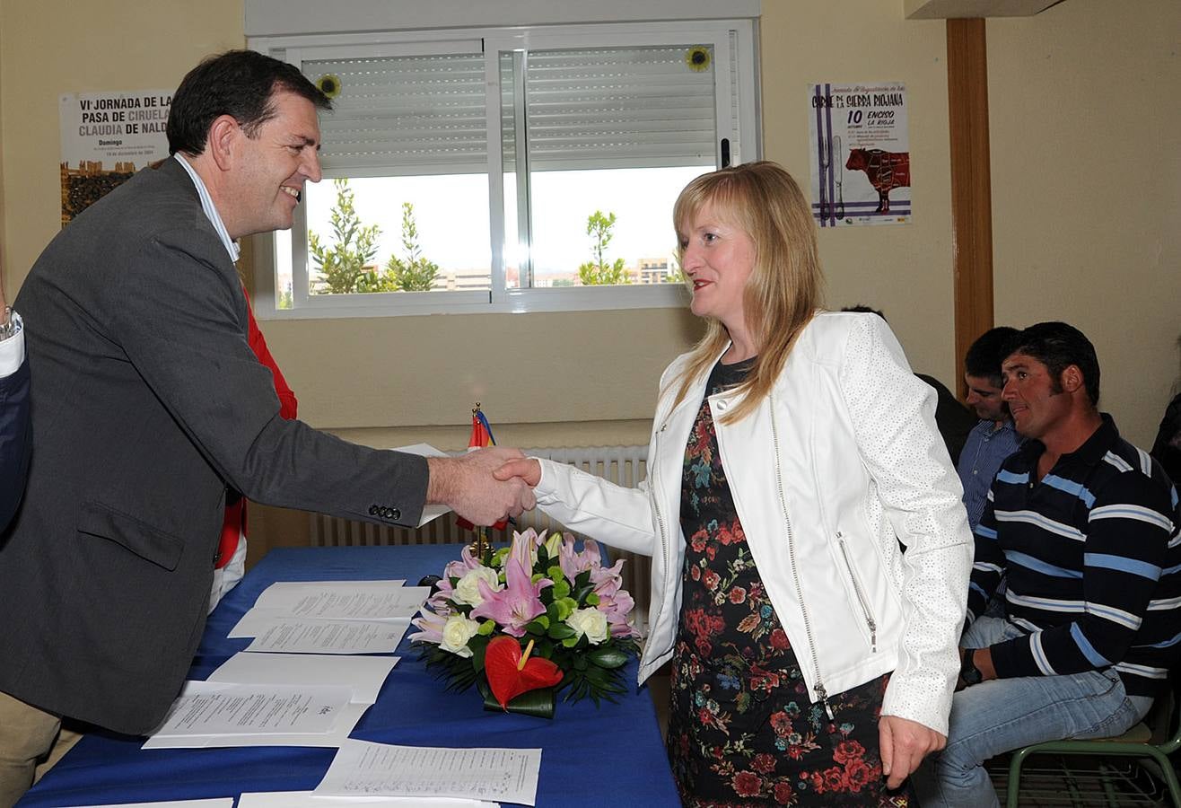 Entrega de diplomas de los jóvenes agricultores