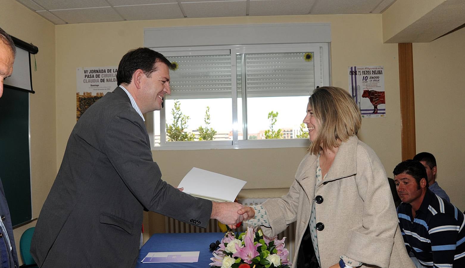 Entrega de diplomas de los jóvenes agricultores