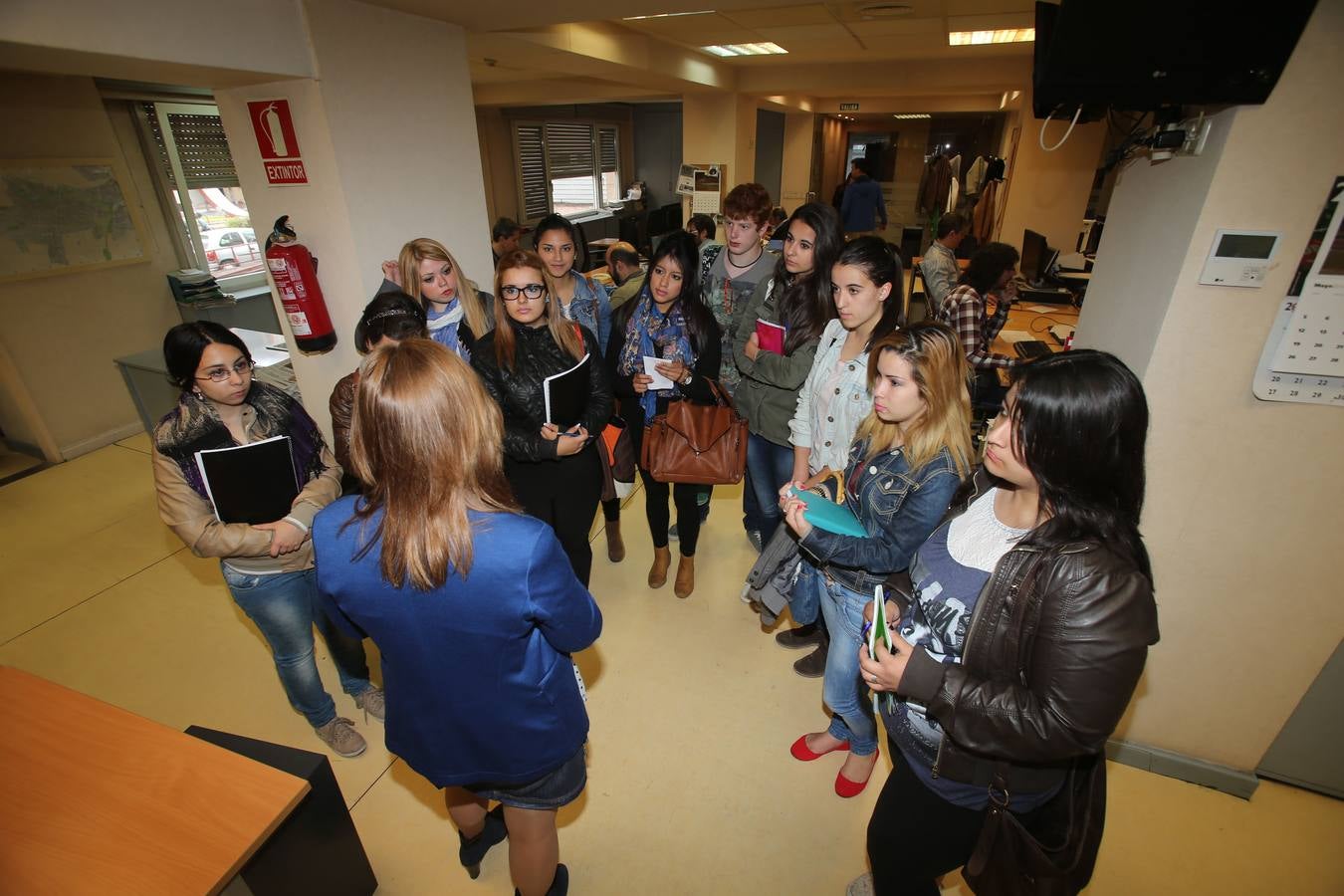 Visita del Centro de Formación Profesional La Planilla de Calahorra