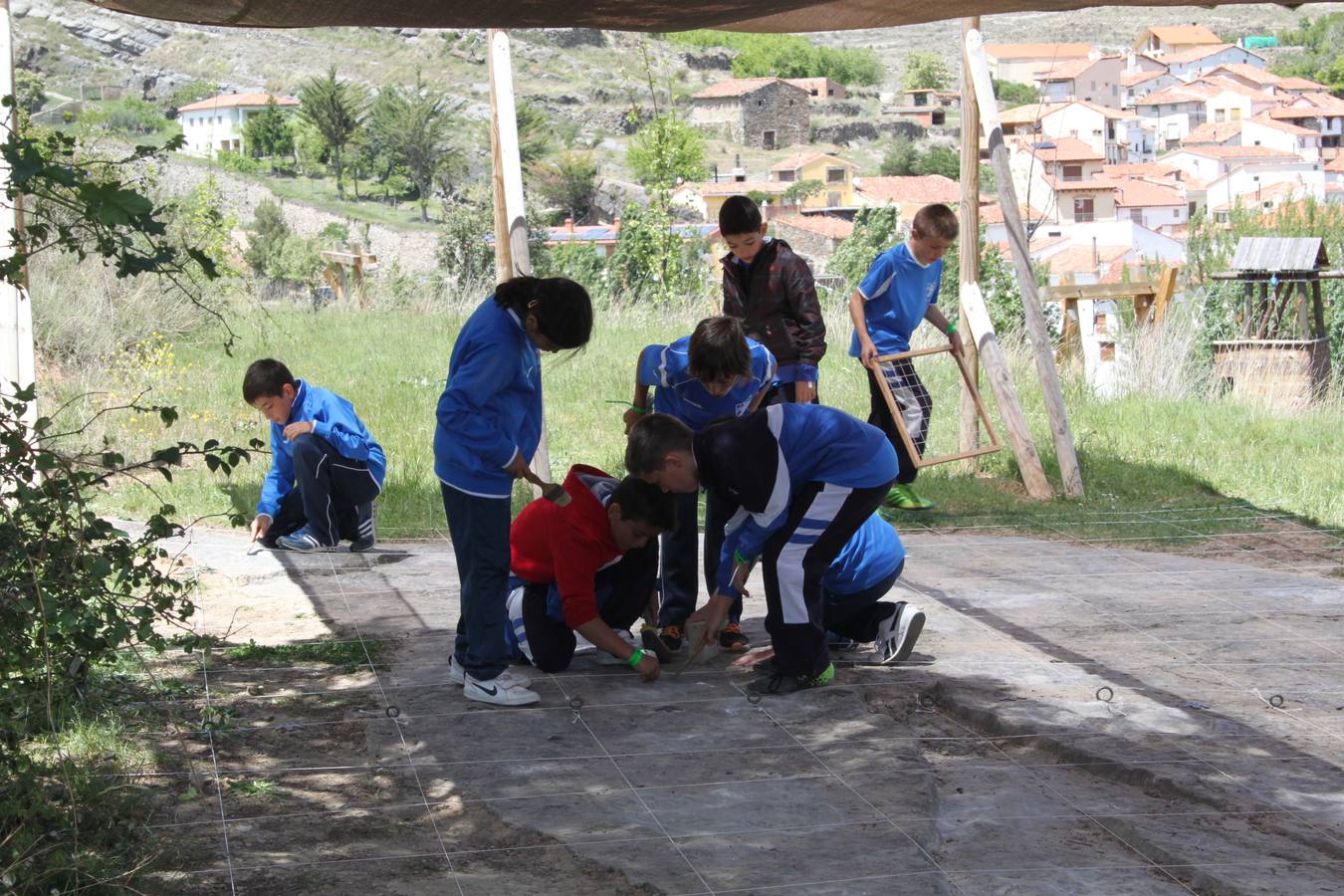 Primeras visitas escolares al Barranco Perdido