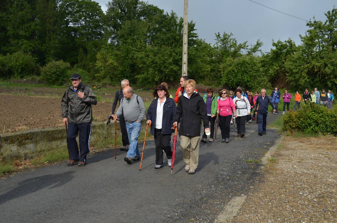 Marcha por los pueblos de Ocón