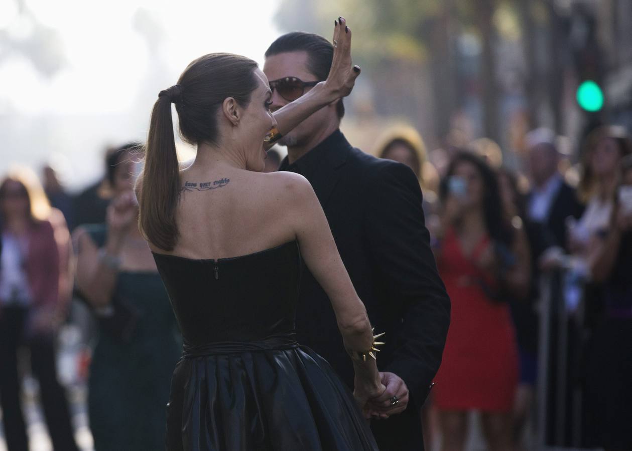 Brad Pitt y Angelina Jolie, en el estreno de &#039;Maléfica&#039;