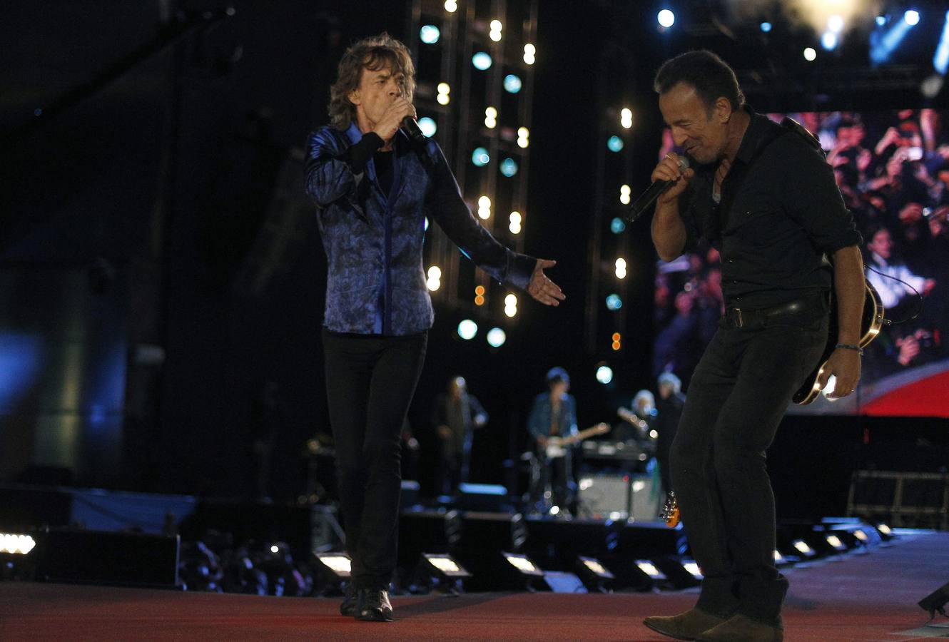 Bruce Springsteen se sube al escenario con los Rolling Stones