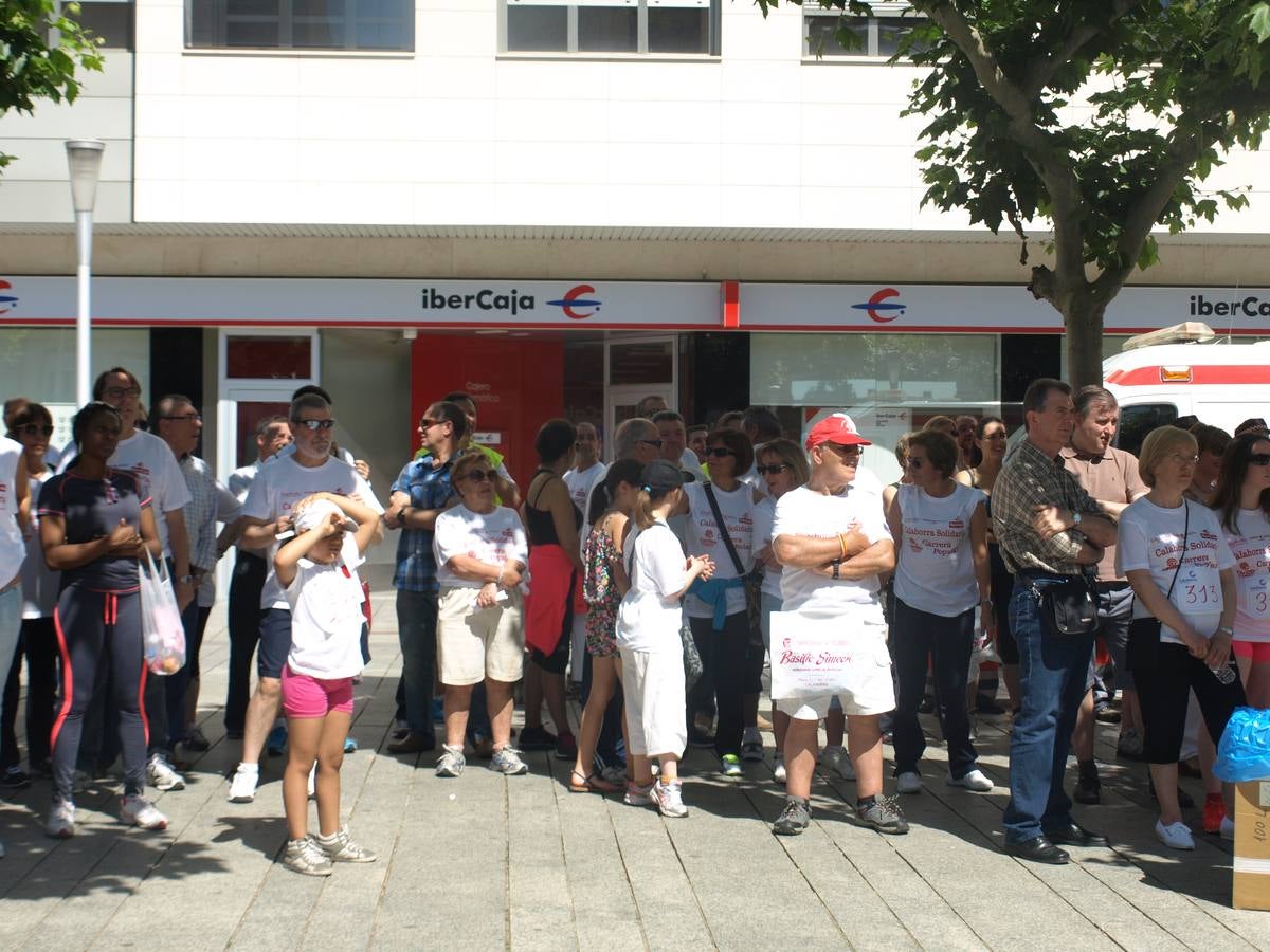 Marcha solidaria de Cáritas en Calahorra