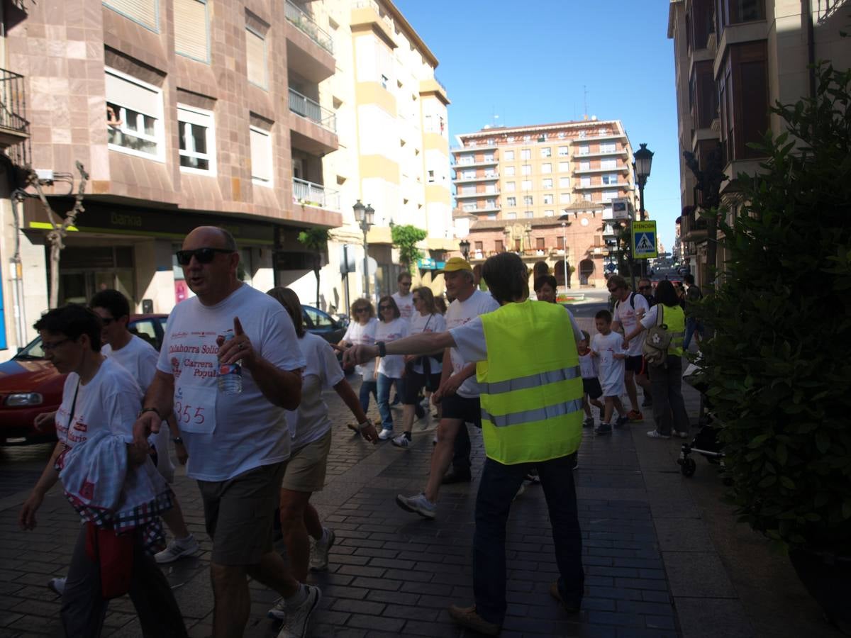 Marcha solidaria de Cáritas en Calahorra