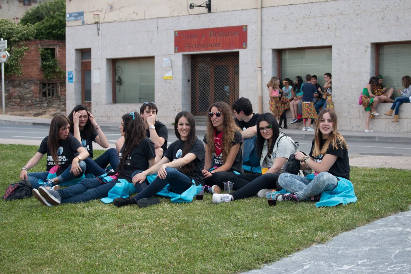 Primer día de las fiestas por Santa Bárbara en Ezcaray