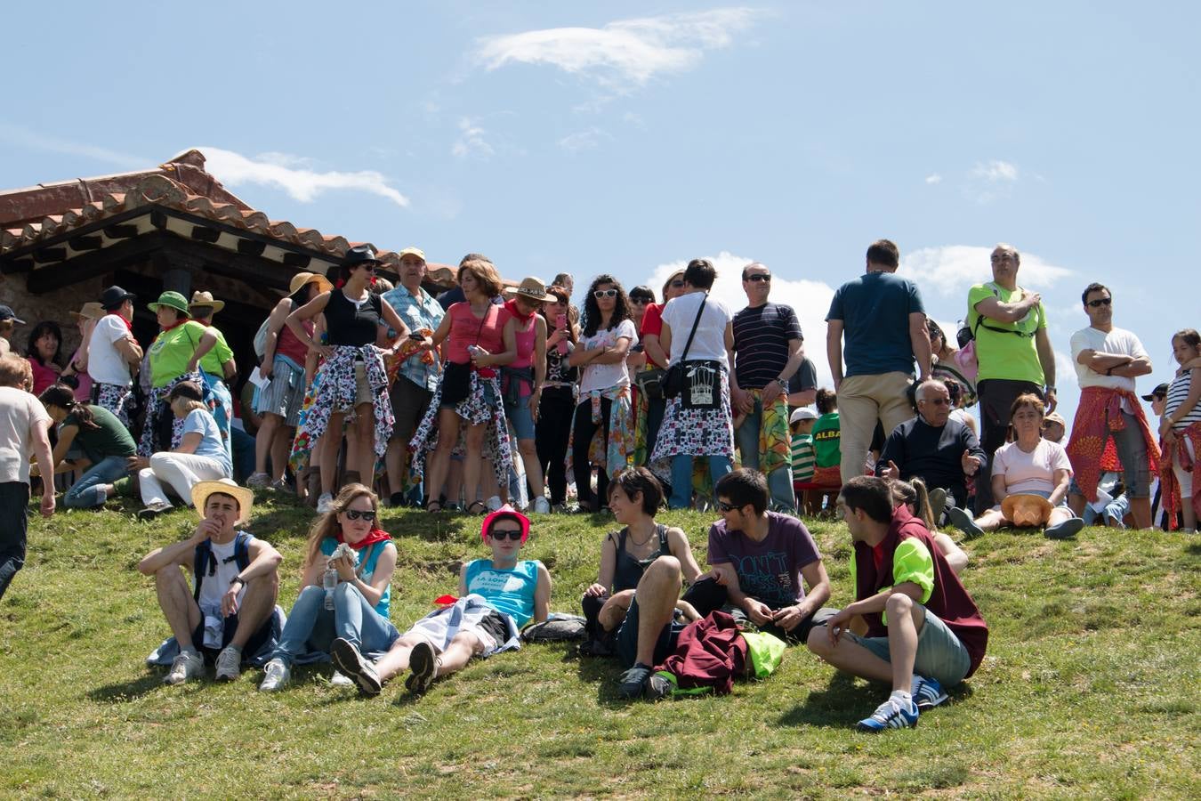 La romería a Santa Bárbara, en el día grande de las fiestas de Ezcaray