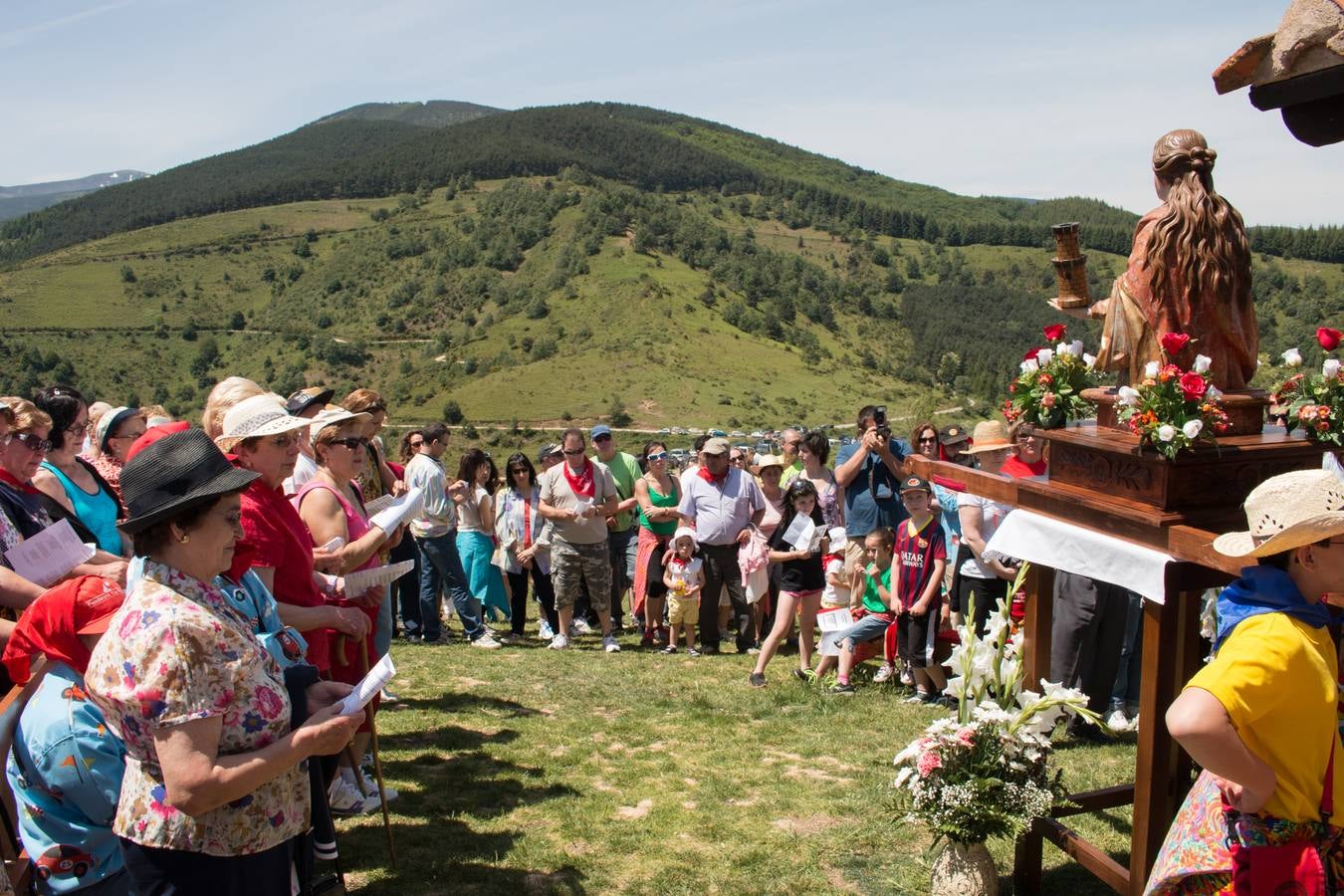 La romería a Santa Bárbara, en el día grande de las fiestas de Ezcaray