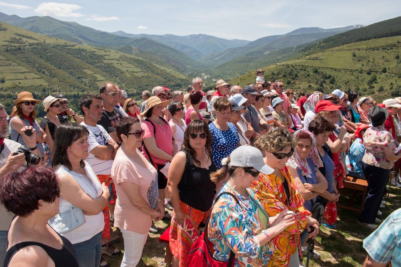 La romería a Santa Bárbara, en el día grande de las fiestas de Ezcaray