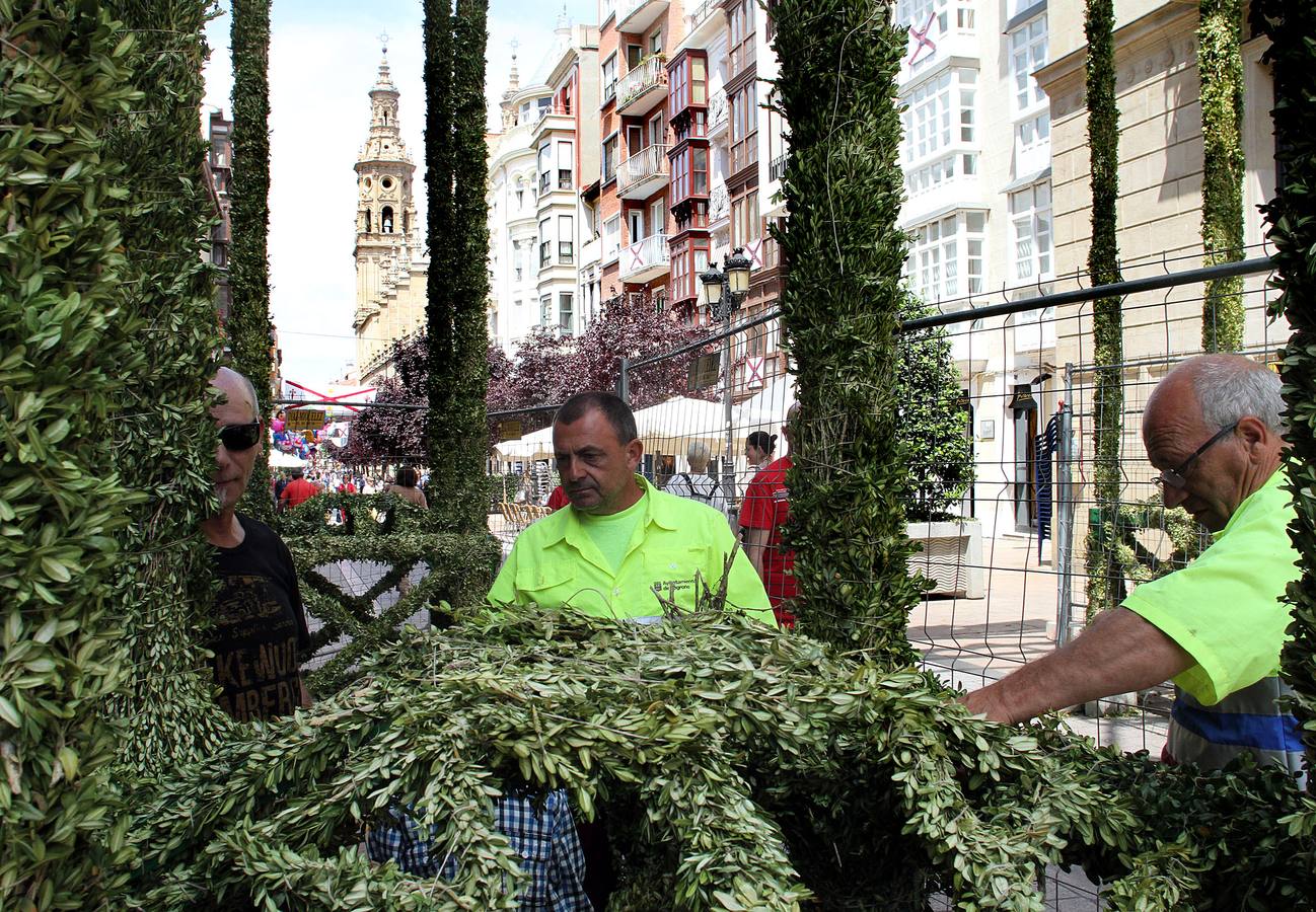 Los niños, protagonistas de la fiesta en las calles de Logroño