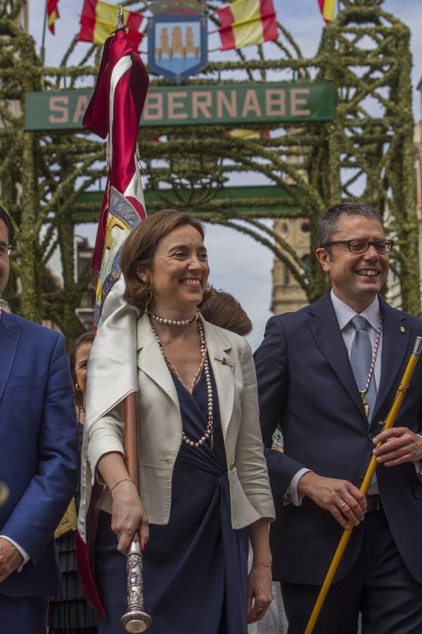 Procesión y banderazos por san Bernabé