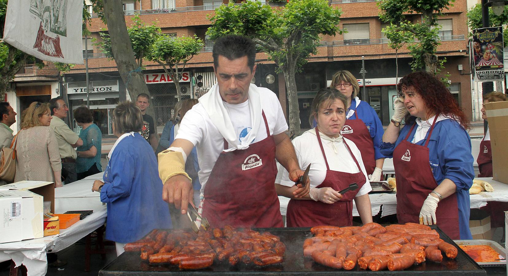 Juegos infantiles y degustación de choricillo