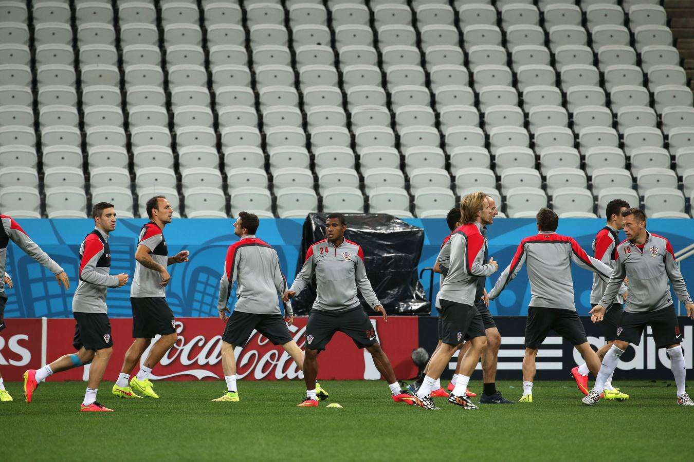 Croacia se entrena para su estreno en el Mundial