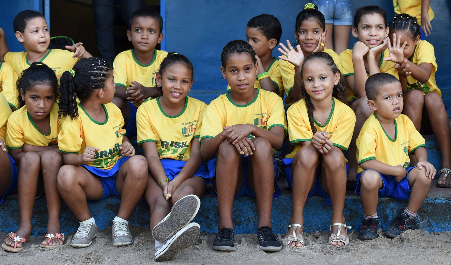 Mundial 2014: Ambiente de fútbol en las calles de Brasil