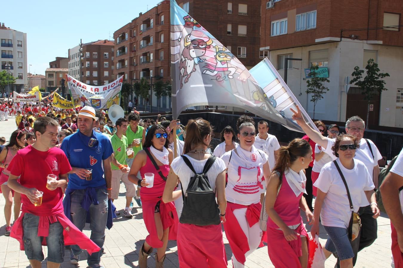 Concentración de 1.600 peñistas en Arnedo