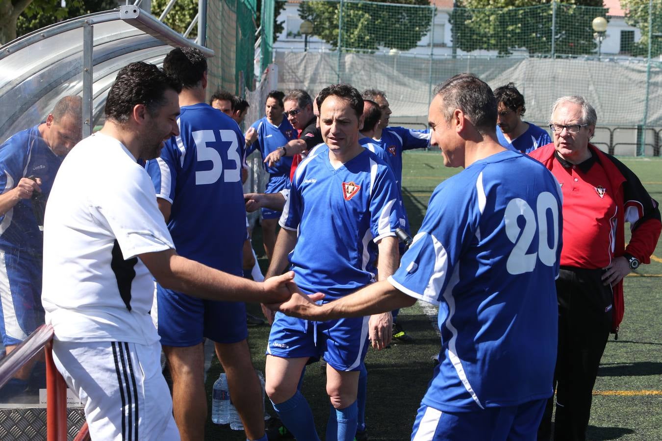 Triangular con el Club Deportivo Logroñés de Veteranos, Zaragoza y Villegas