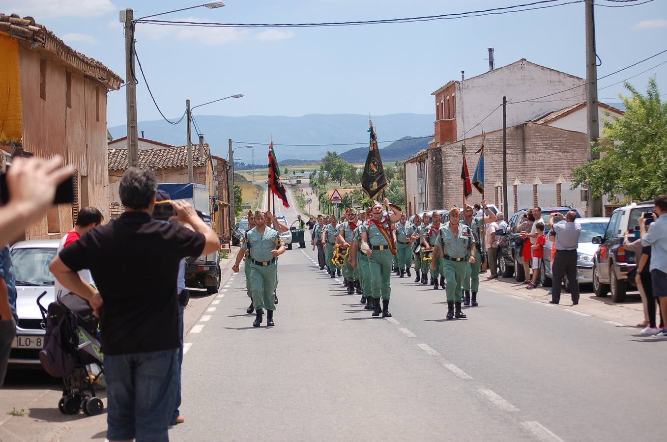 Homenaje en Hormilla de los Caballeros Legionarios al cabo Terrero