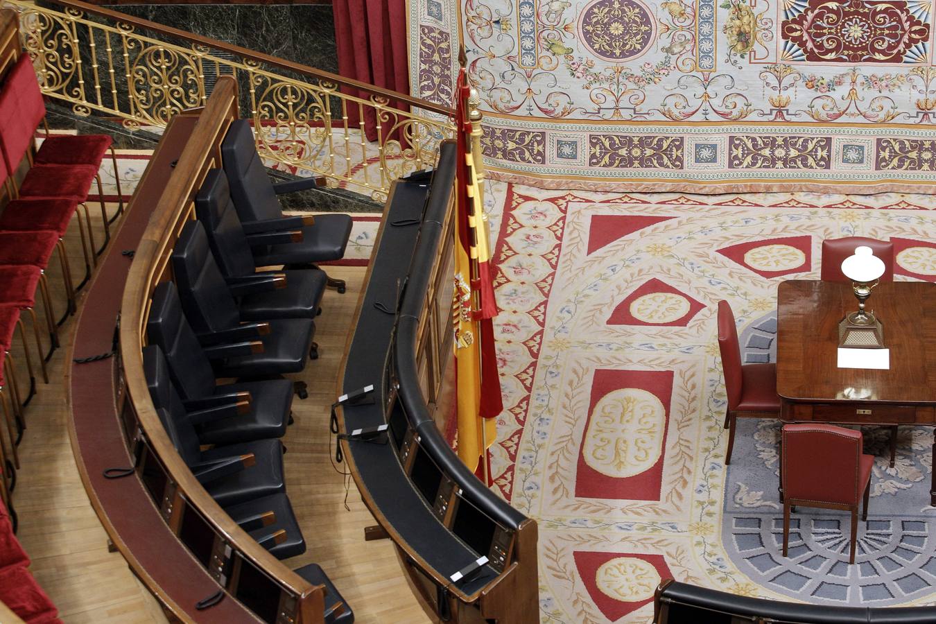 El Congreso, a punto para la proclamación del nuevo Rey