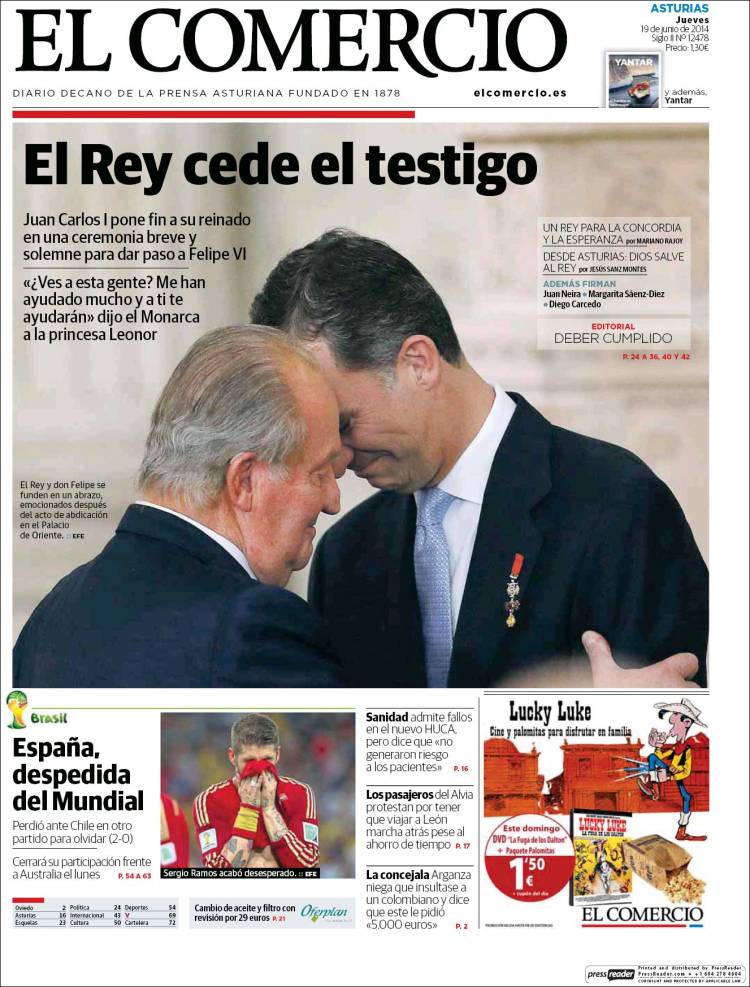 La Prensa española analiza el batacazo de la selección