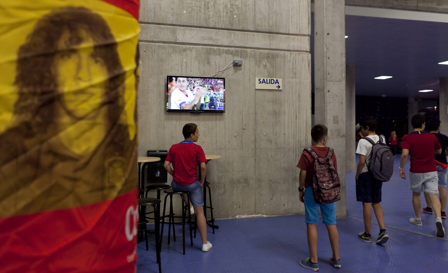 Logroño se entristece con la Roja