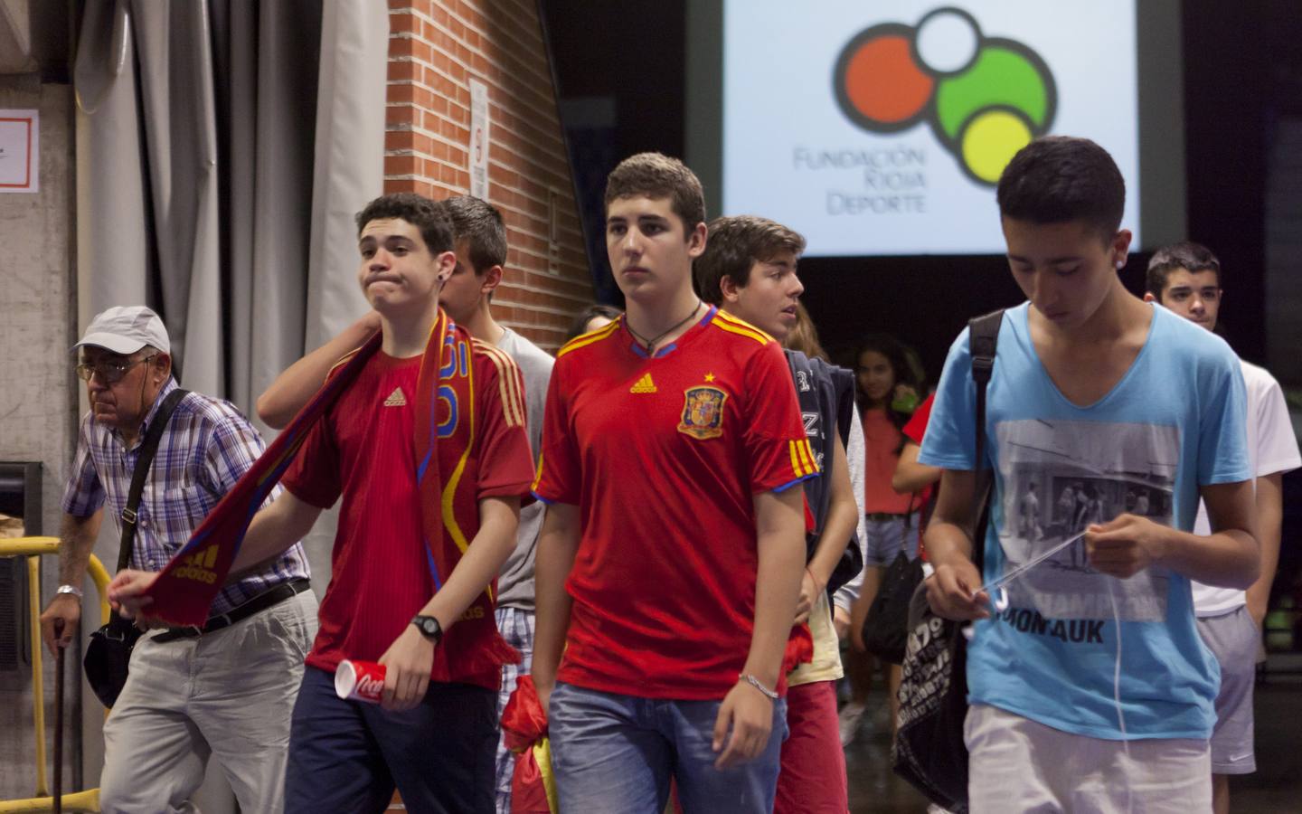 Logroño se entristece con la Roja