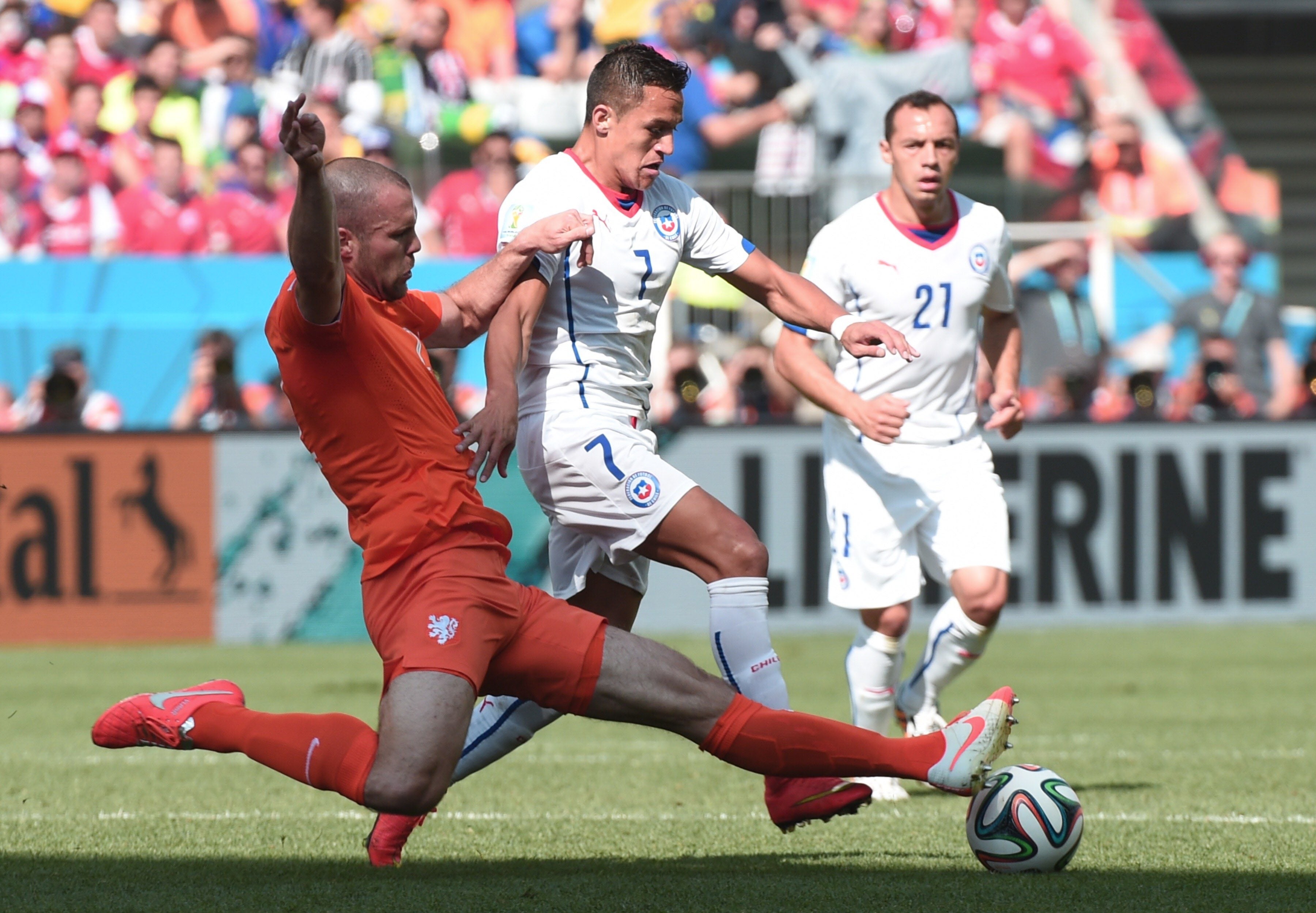 Holanda-Chile, primera fase